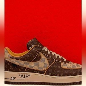 Louis Vuitton x nike Air Force low size 10